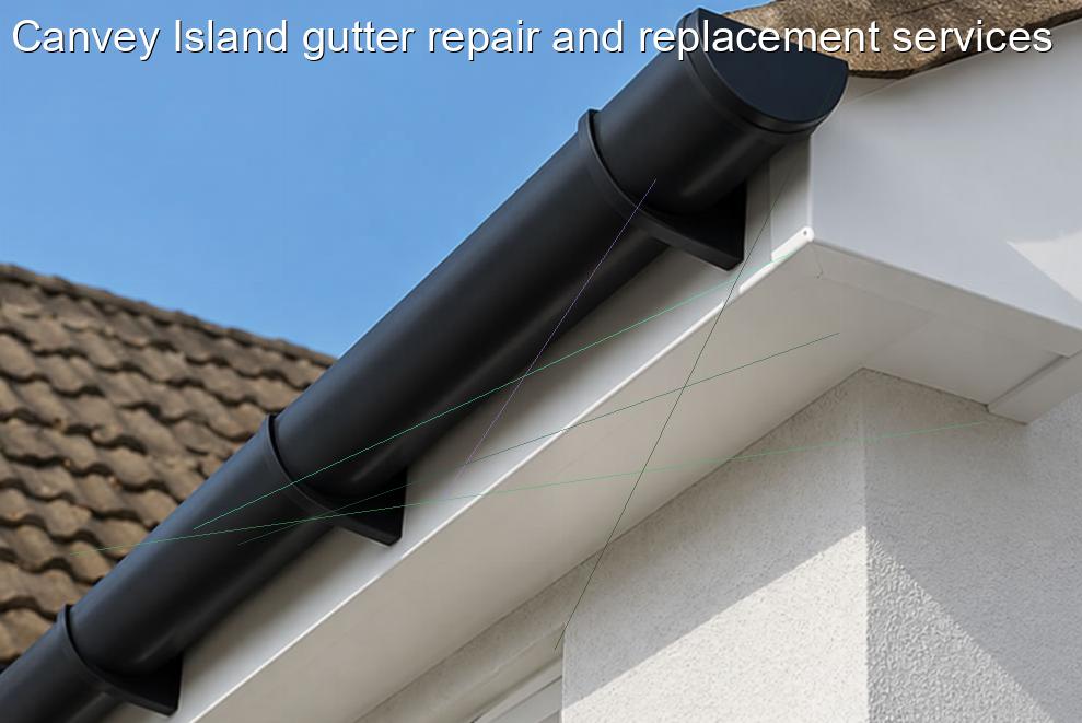 Canvey Island gutter repair and replacement services
