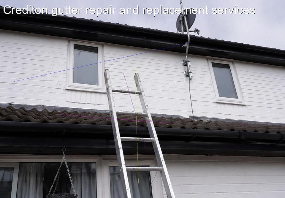 Crediton gutter repair and replacement services
