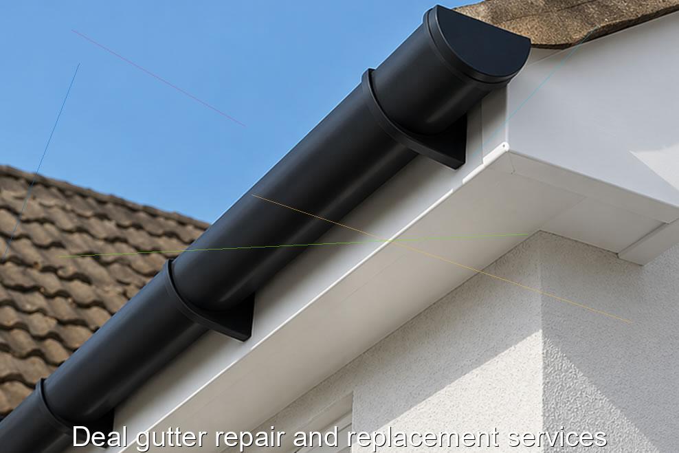Deal gutter repair and replacement services